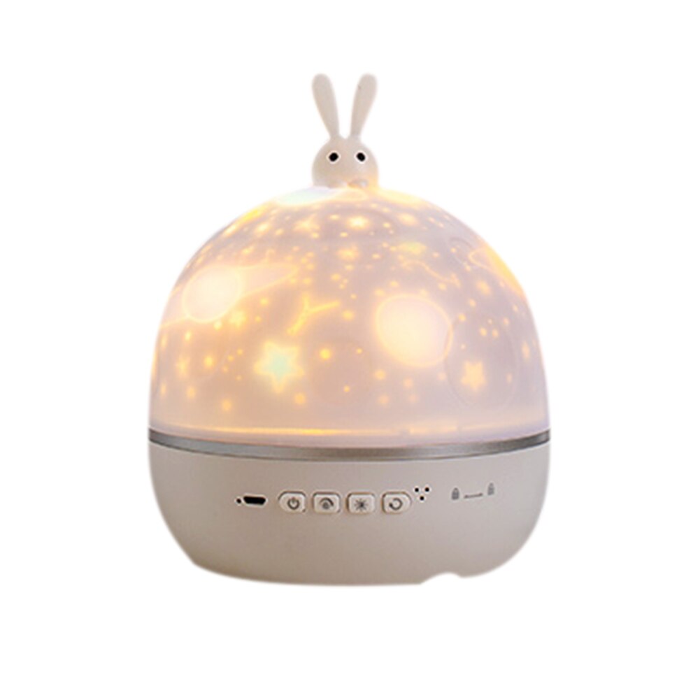 Music Projector Night Light Universe Starry Sky Rotate LED Lamp Colorful Flashing Projection Lamp Star Kids Baby Christmas: No Music Plug-in
