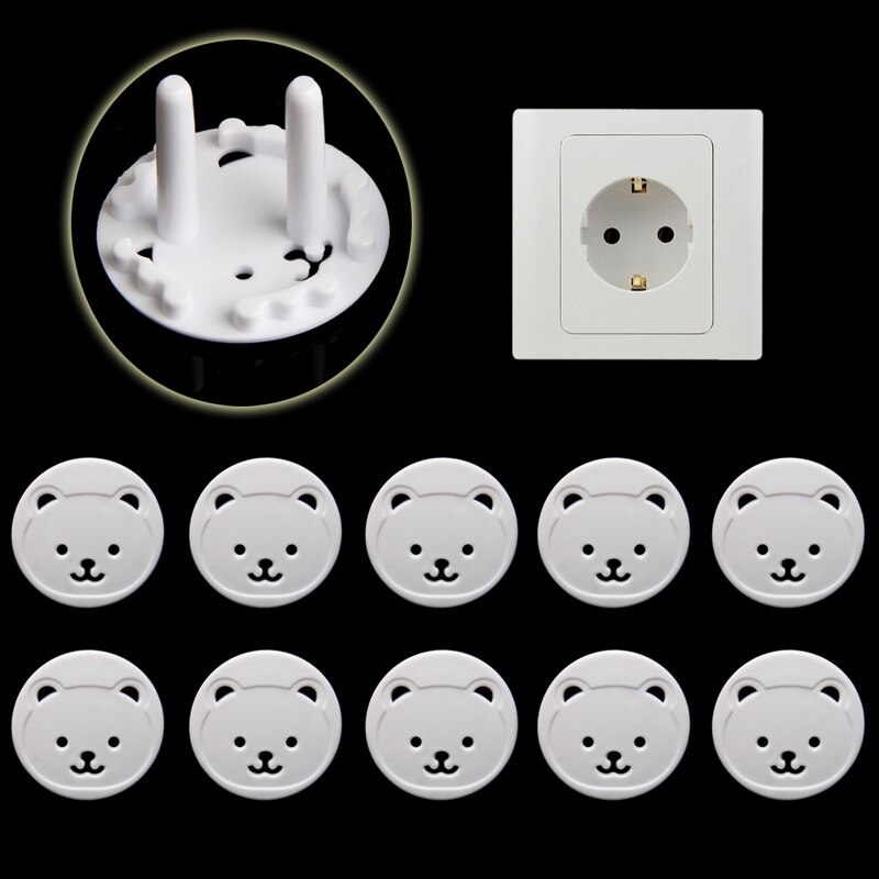 10X Power Kid Socket Cover Baby Kind Protector Guard Mains Punt Plug Beer Protector Cover