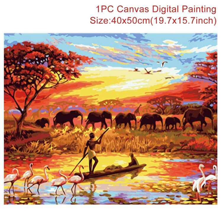 Animals Oil Painting By Numbers Adults Paints By Numbers Animals Pictures Oil Painting By Numbers Set Coloring By Numbers: style 6