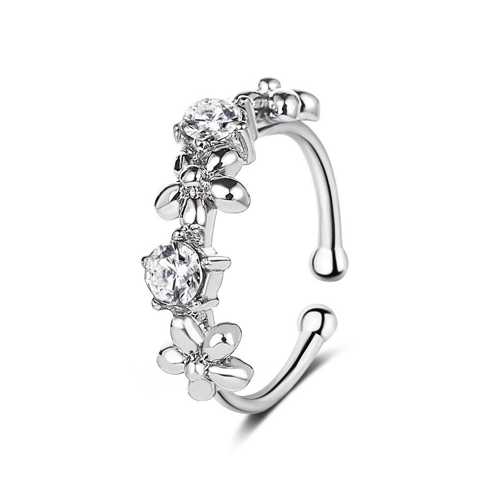 Modyle Einfache Kristall Gold Ohr Manschette Clip Auf Ohrringe Koreanische Earcuff Für Frauen Clips Ohrringe Ohne Durchbohrten Ohr Clip Pendientes: E02460