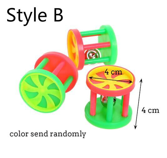 Parakeets Conures juguetes cascabeles de pájaros Juguetes De pie juguetes de bola de barra de aprendizaje juguetes de juego de jaula de gimnasio accesorios para loros medianos