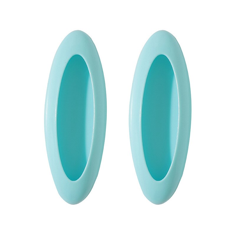 2PCS Paste Open Sliding Door Handles for Interior Doors Window Cabinet Drawer Wardrobe Self-adhesive Door Handle Practical: B5