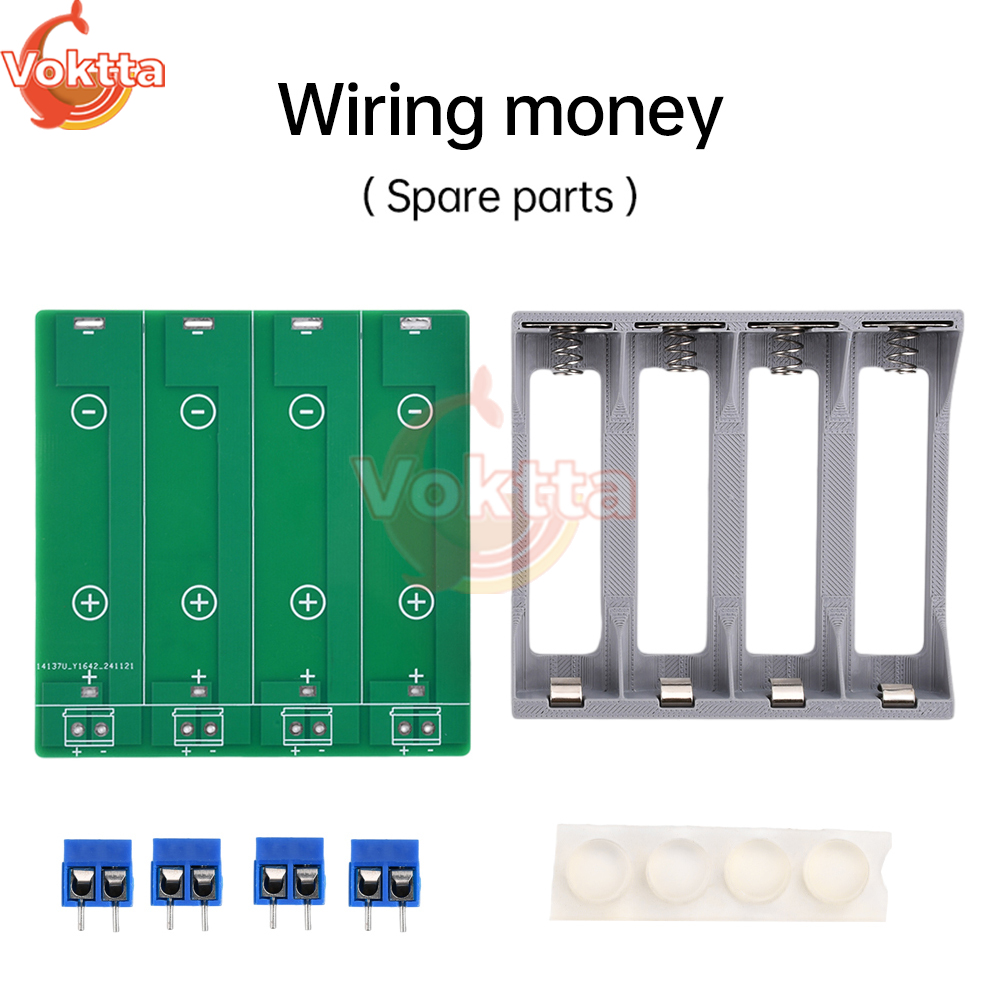 DIY 21700 Battery Tester 4*21700 Power Detector Module for Test 4/8 Channel 18650 Lithium Battery Capacity Internal Resistance