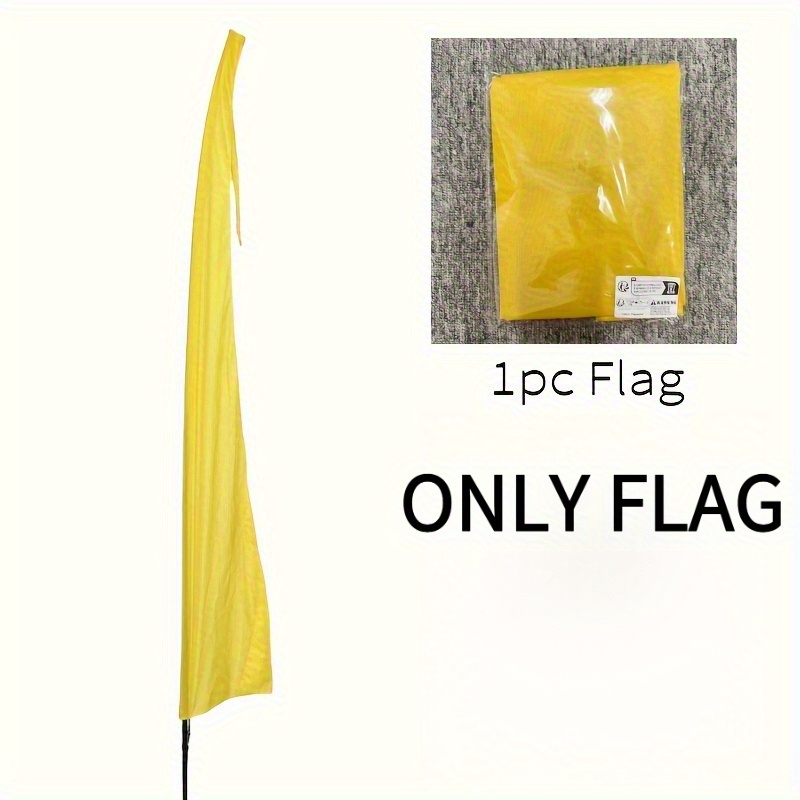 1pc Balinese Tropical Wedding Flag - Large 114x26inch Decoration, No Flagpole, Single-Sided - Events, Poolside, Garden, Parties: Yellow