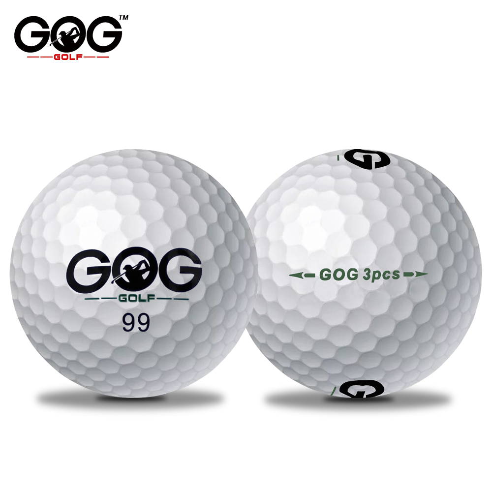 10 pcs Brand GOG 3 Stuk Golfballen Golf Game Bal Super Lange Afstand Golfballen 10 stks/partij
