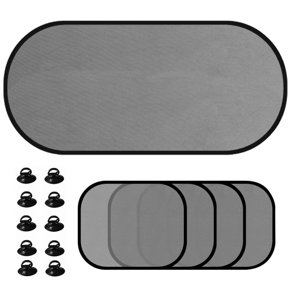 5 Pcs Car Window Zonnescherm Mesh Auto Zonneklep Gordijn Met Zuignap Voor Achter Kant Gordijn Auto Styling Covers zonnescherm