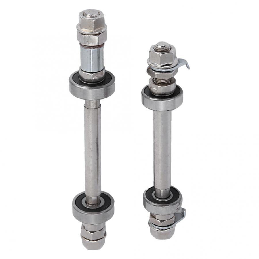 14CM 18CM Bicycle Wheel Hub Axle Front Rear 6000 Bearing Solid Shaft Bicycle Front/rear Axle Lever Bike Repair Tool Accessories