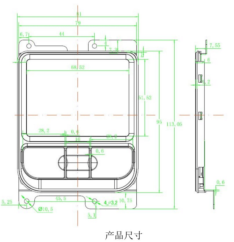 Nowa mysz dotykowa USB touchpad mini poszukiwacz dotykać mysz robić przemysłowej szafki sterowniczej PC okna i android