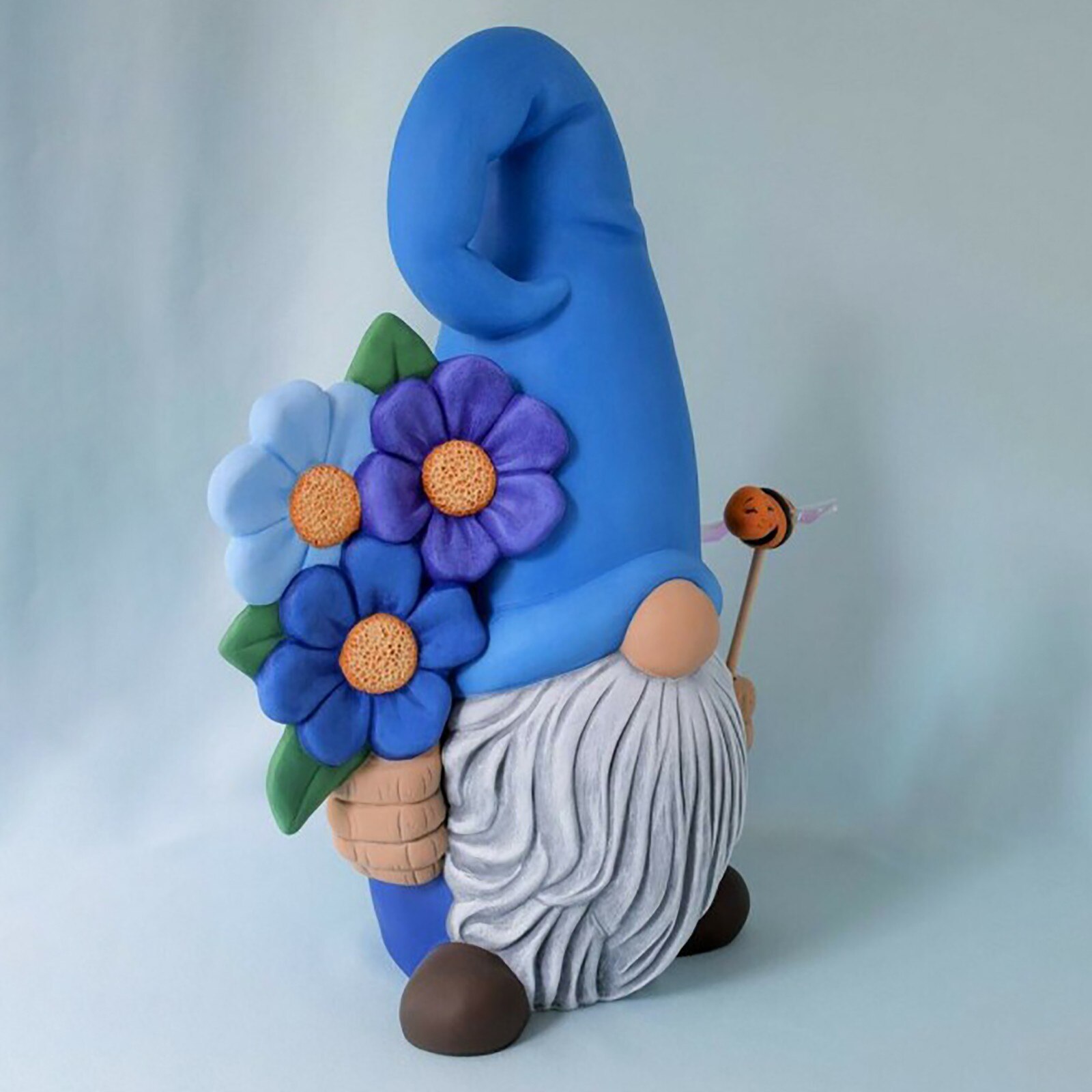 Fairy Garden Tiny Gnomes Statue Garden Courtyard Magic Garden Gnome Resin Statue Collectible Figurines Miniature Gardening Gnome