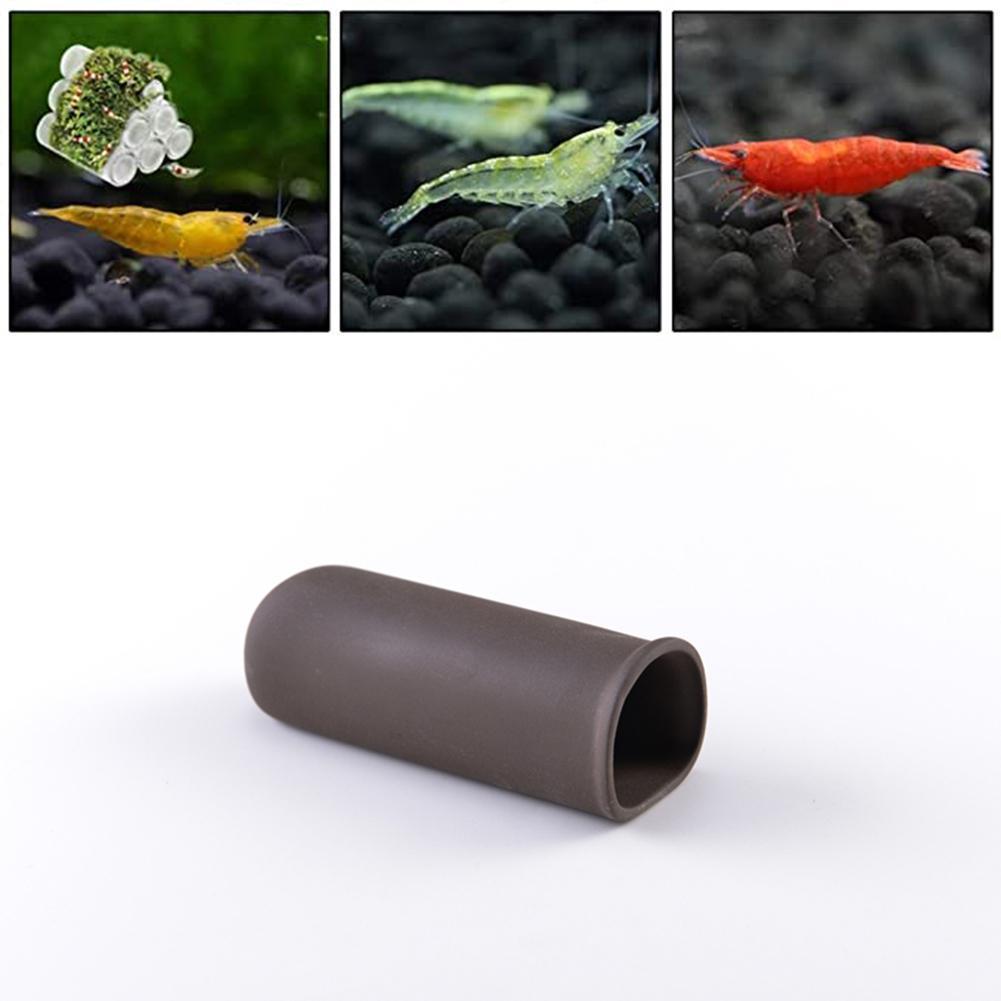 Cueva de tanque de peces, refugio de cerámica para acuario, gambas, ornamento para ocultar en vivo, cueva escondite, cría de peces y camarones