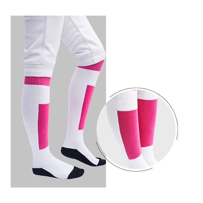 Chaussettes d'escrime, chaussettes d'escrime colorées en coton rouge/violet/rose/bleu, produits et accessoires d'escrime, engrenages d'escrime
