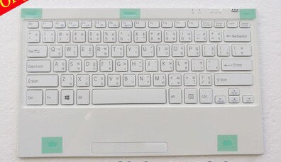 Original Keyboard for SONY TAP11 VGP-WKB16 Tablet Bluetooth Wireless Keyboard Russian Korean Spanish Arabic Japanese French: Thai white