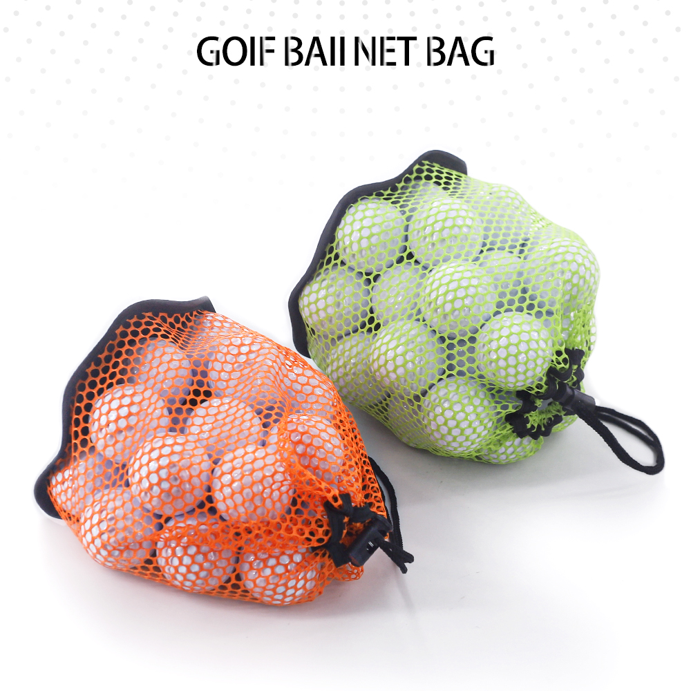 Golfbal Tas Trekkoord Zakje Multifunctionele Sport Mesh Netto Zak Kan 12/25/50 Ballen Houden Draagbare Golf organizer Golf Accessoires