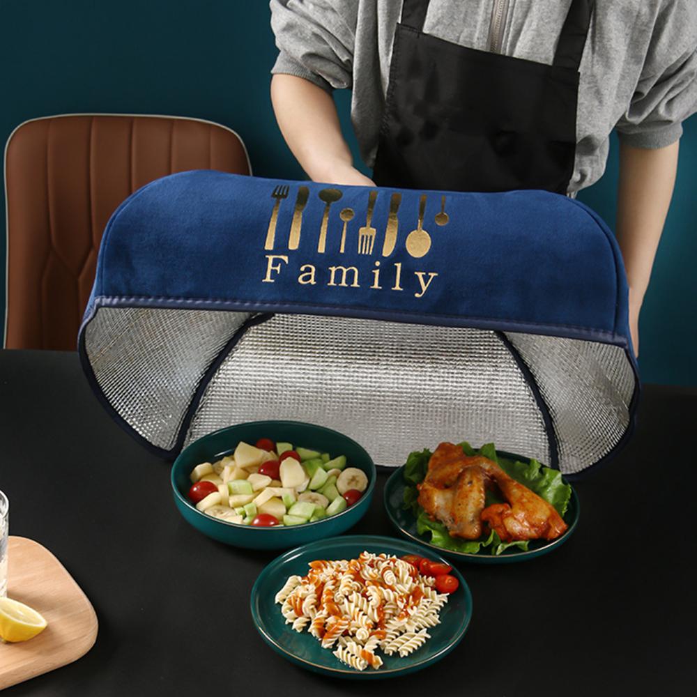 Foldable Heat Preservation Dust-proof Dining Table Food Cover Tent Portable Durable Thermal Foldable Dust-proof Kitchen Tool
