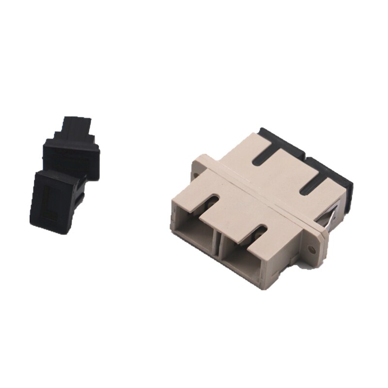 10pcs FTTH Optical Fiber Adapter SC/UPC Multimode Duplex Fiber flange SC-SC UPC Fiber Optic Adapter Connector