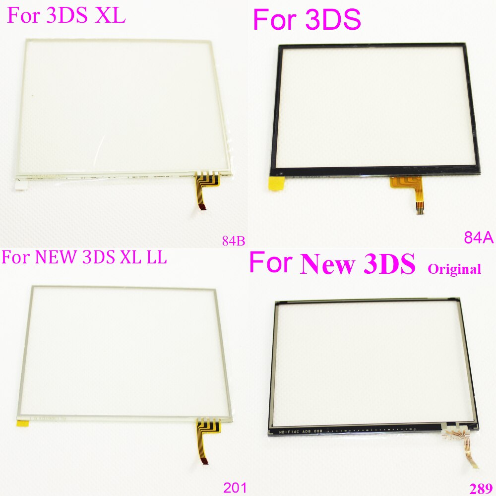 Chenghaoran 1x Voor 3DS / 3DS Xl Ll Touch Screen Digitizer Bodem Glas Vervanging Reparatie Onderdelen Voor Nintendo 3DS Xl Ll