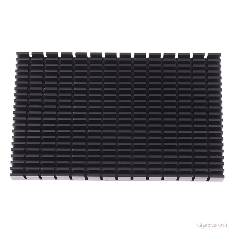150*93*15MM Heating Panel Heat sink Aluminum Heatsink Plate Black Radiator