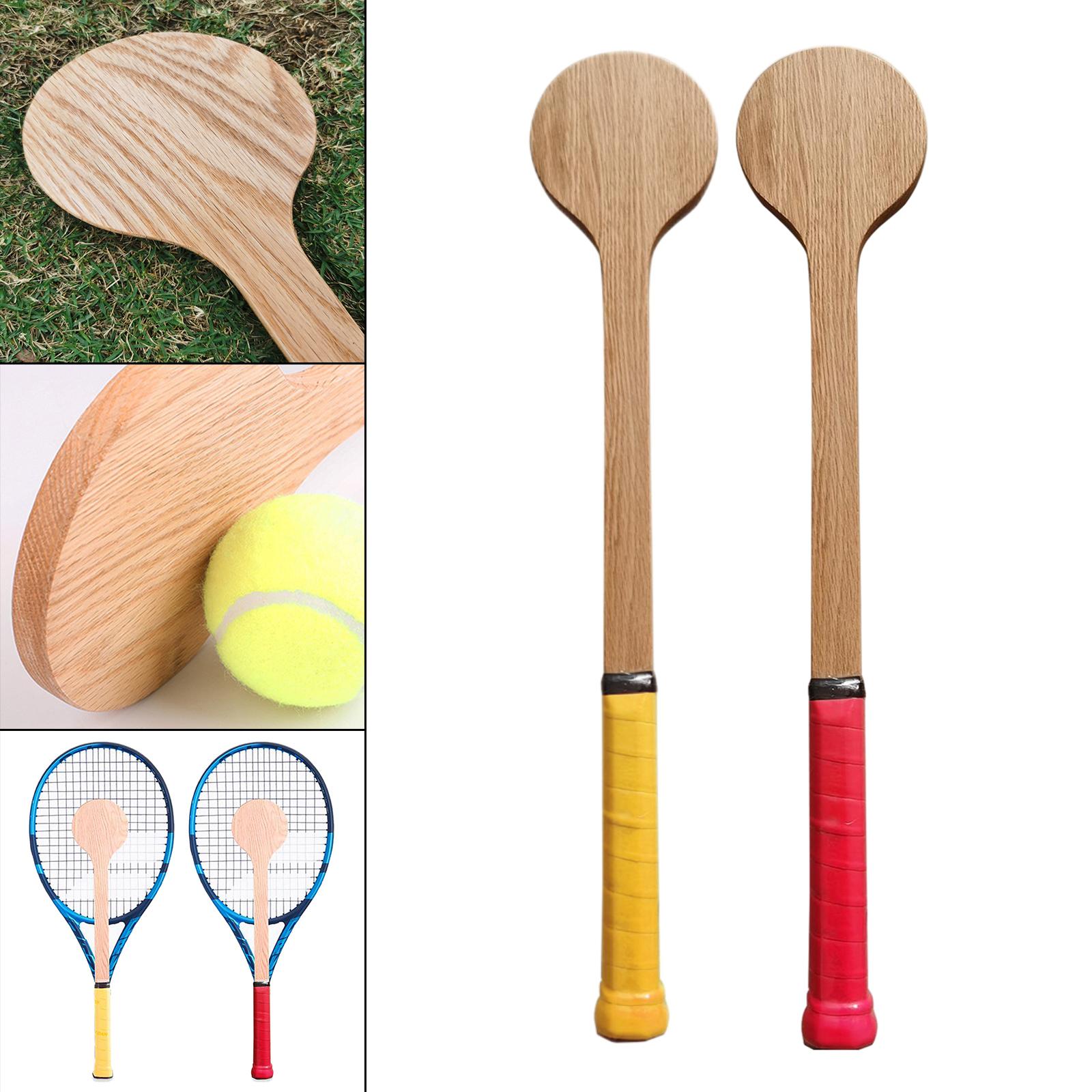 Functionele Houten Tennis Lepel Trainer Praktijk Aid Tiener Tennis Pointer Voor Sweet Spot Nauwkeurige Raken Alle Leeftijden Alle Niveaus Kid