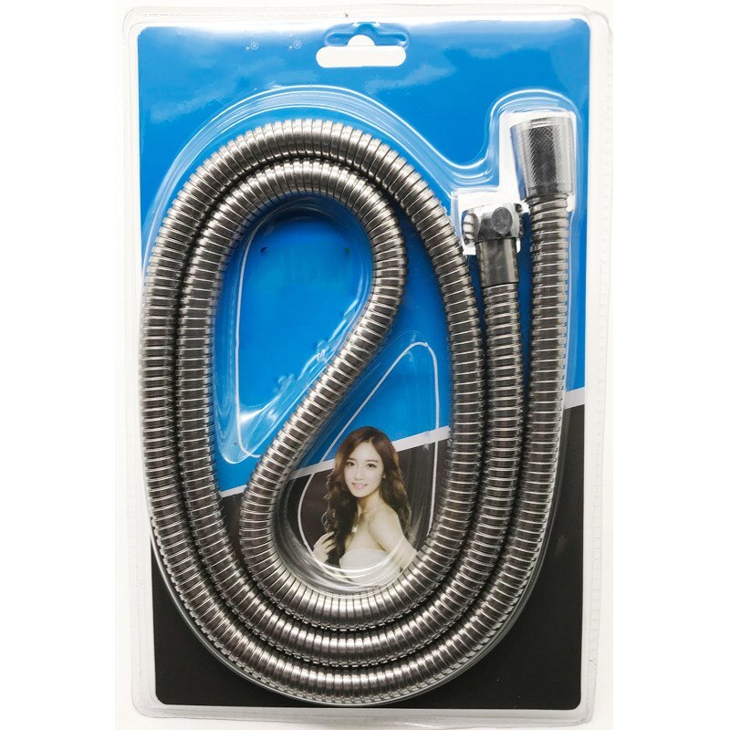1.5m explosion-proof water washing densified shower hose 201 stainless steel shower hose copper core shower inlet pipe