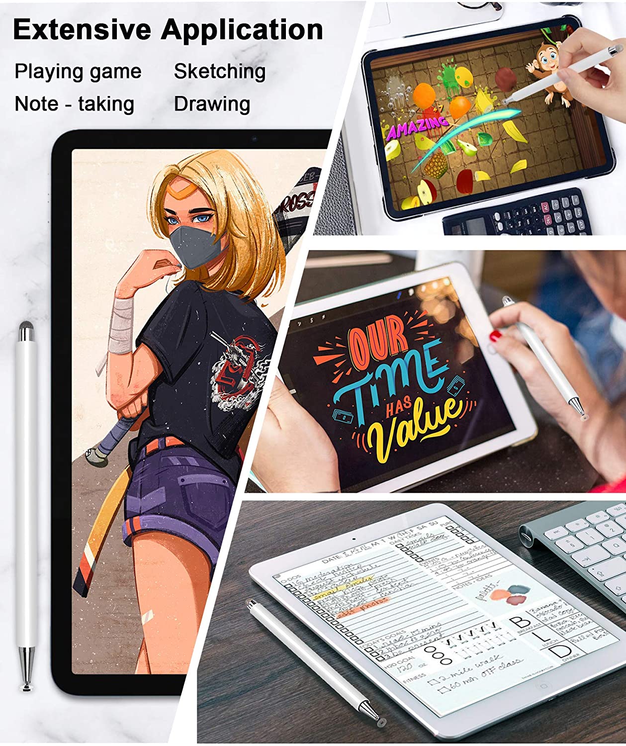Stylus Pen for Samsung Galaxy Tab S7 t870 t875 S5E S4 S3 For iPad Pro 11 Tab A7 10.4&quot; ) SM-T500 SM-T505