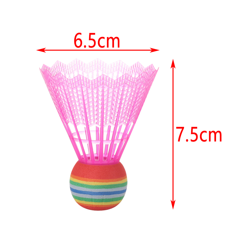 10 stk regnbue bold hoved eva badminton fjerbolde bolde højhastigheds badminton bolde indendørs udendørs badminton sports tilbehør
