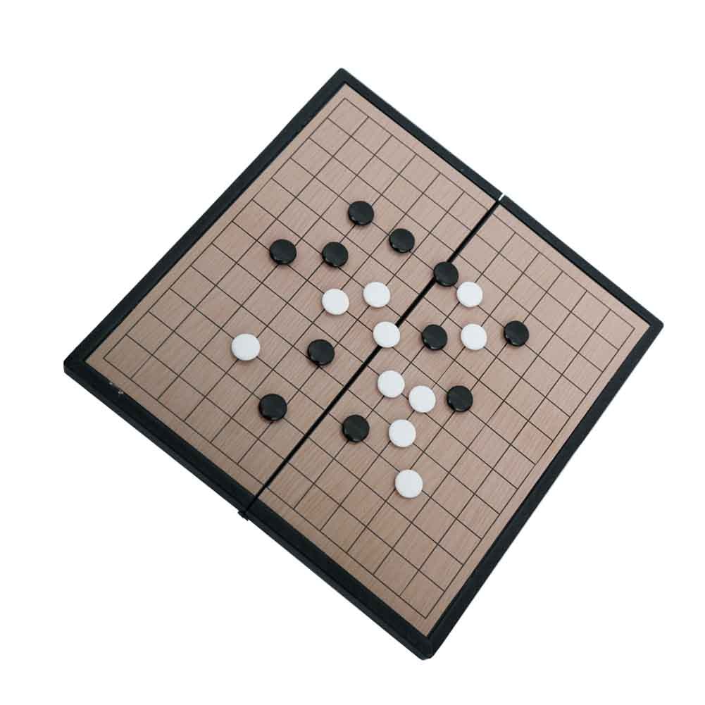 Student magnetisk gomoku go brettspill sammenleggbar bærbare foreldre barn leker slitesterk underholdning klassisk reise liten