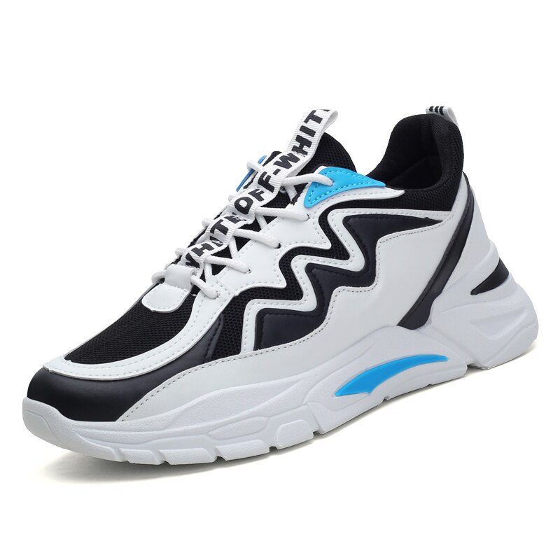 Joggesko til menn fritidssko pustende lette herresko vår høst sklisikre populære mesh herresko: Grønn / 7