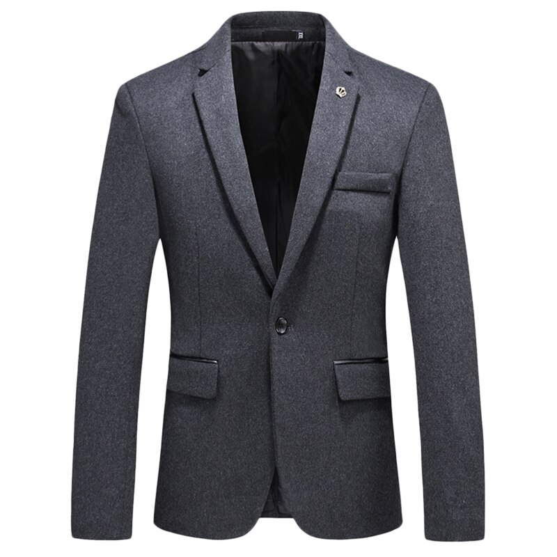 YUNCLOS Neue Slim Fit herren Anzug Blazer Feste Farbe Grau Rot Anzug Jacke Casual Männlichen Blazer Prom blazer