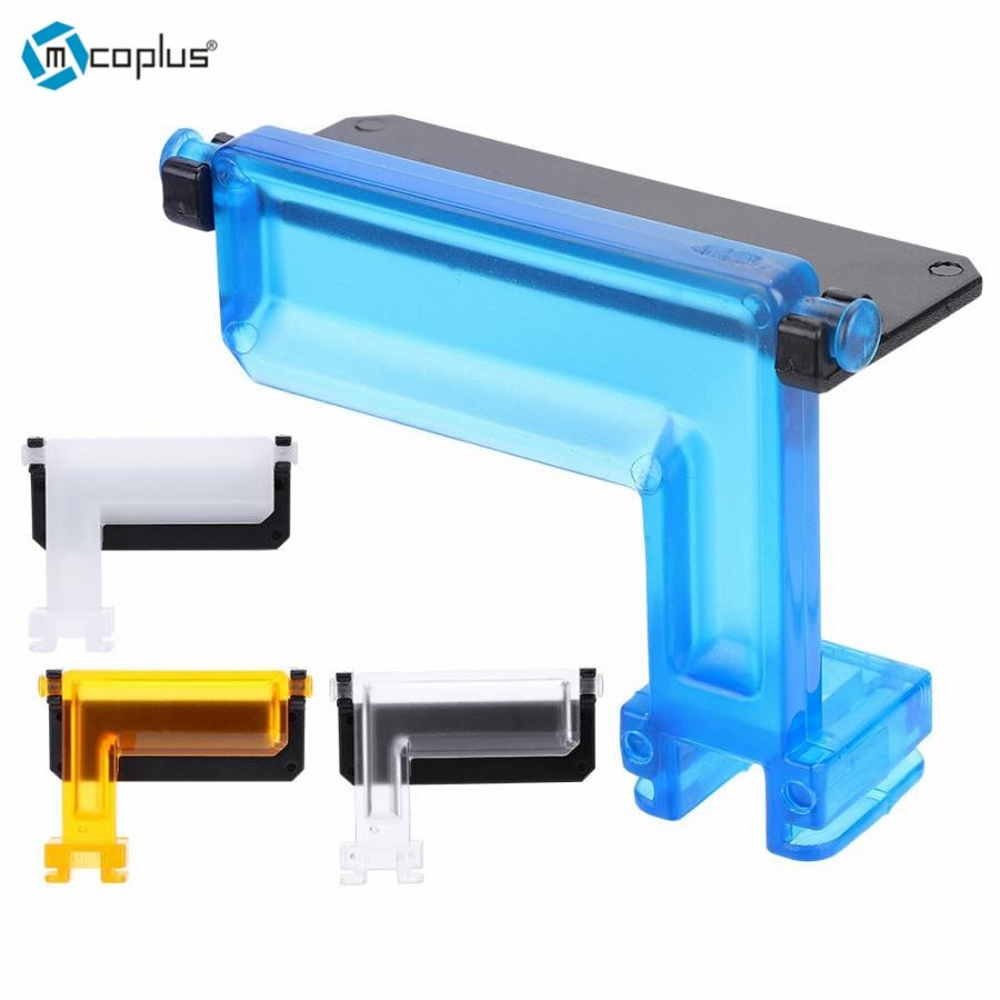 Mcoplus 4 color diffuser Flash Bounce Cards lambency diffuser on camera for Sony A6500 A6300 A6000 Camera mini softbox