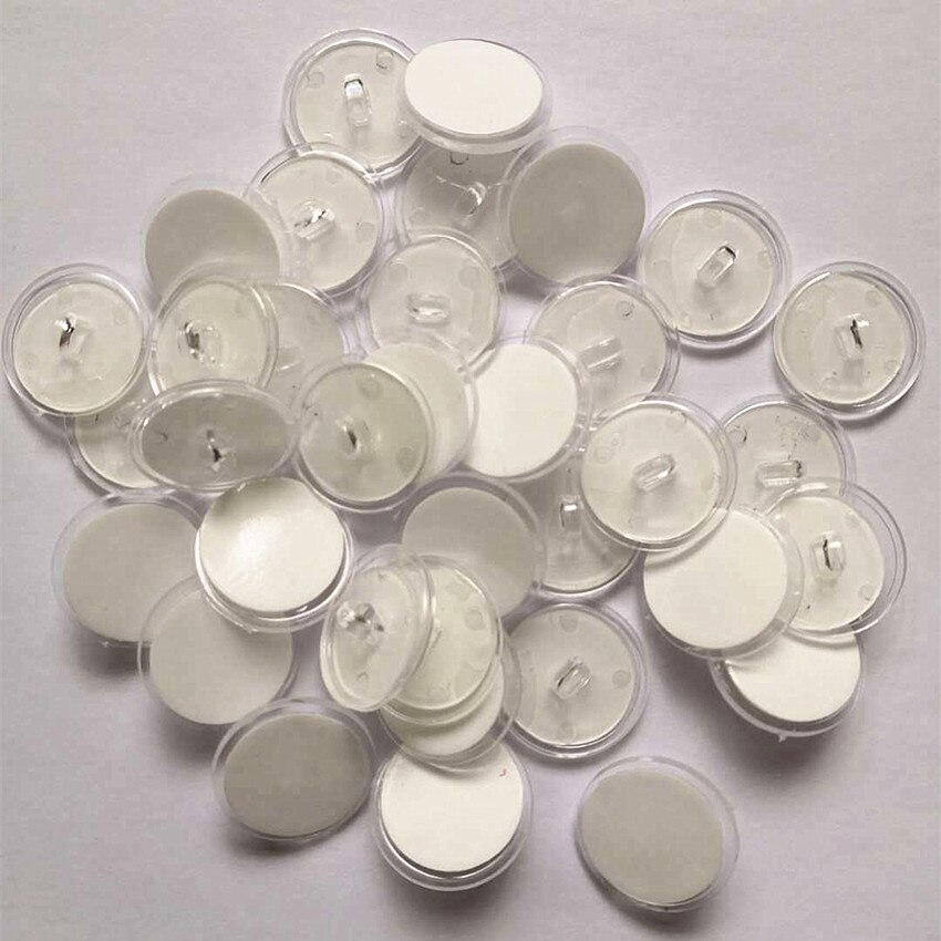 POP Display Sign Poster Hanging Holder Plastic Clear Round Base 2cm 3cm With Strong Adhesive Tape Sticker Stand In Store 100pcs