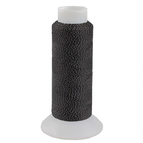 Silver Reflective Sewing &amp; Knitting Thread Yarn Good For Cap Glove Safety Clothing 0.2mm x500Meters: Blackl