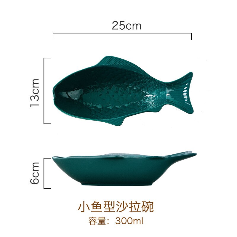 Nuovo Disegno di Ceramica con Bordo in Oro Verde Scuro Frutta Ciotola Piatto Piatto Piatto di Pesce Ciotola di Fondo casa Creativo Ristorante di Famiglia: piccolo Bowl