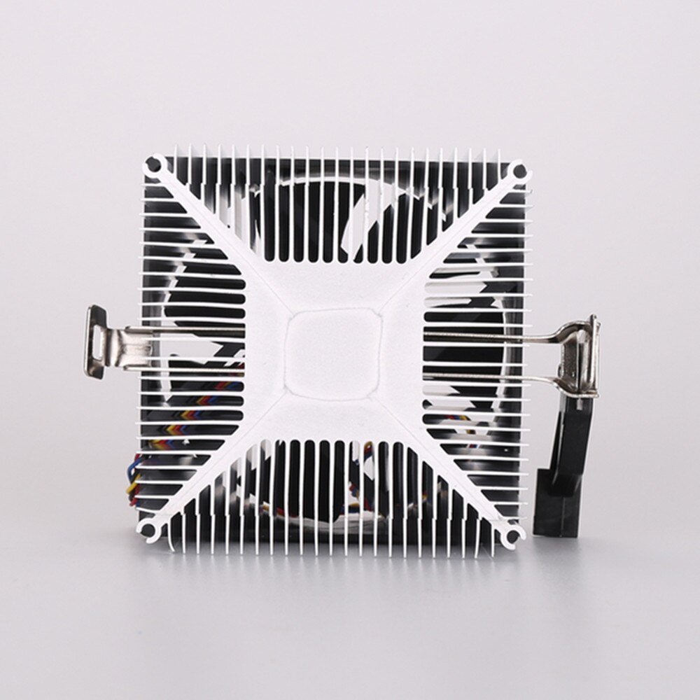 Diy led køleplade 80*80*50mm ren aluminium køleplade radiator med blæser til 10w-100w led vokse chip cob led køler køling
