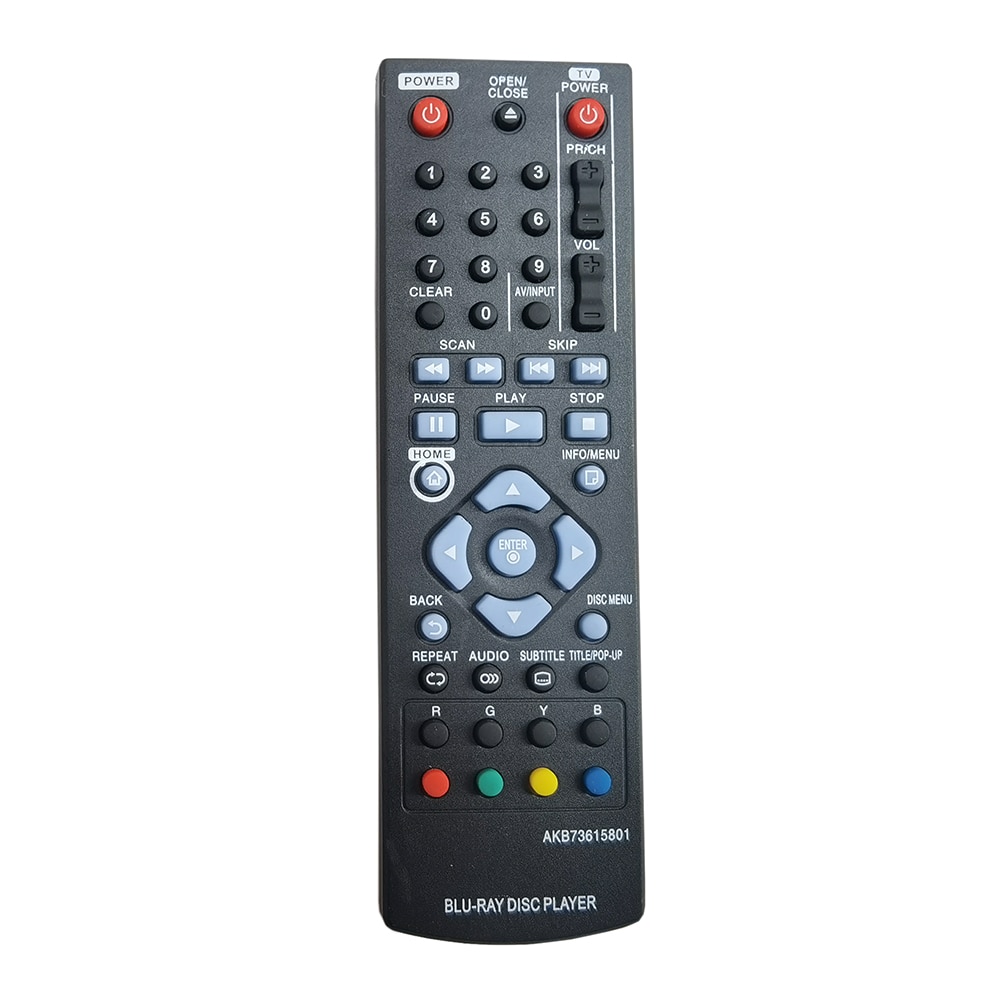 Mando a distancia AKB73615801 para LG Blu-Ray, reproductor de DVD, BP125, BP200, BP320, BD550, BD660, BD670, BP220N, BD560, BD570, BD620