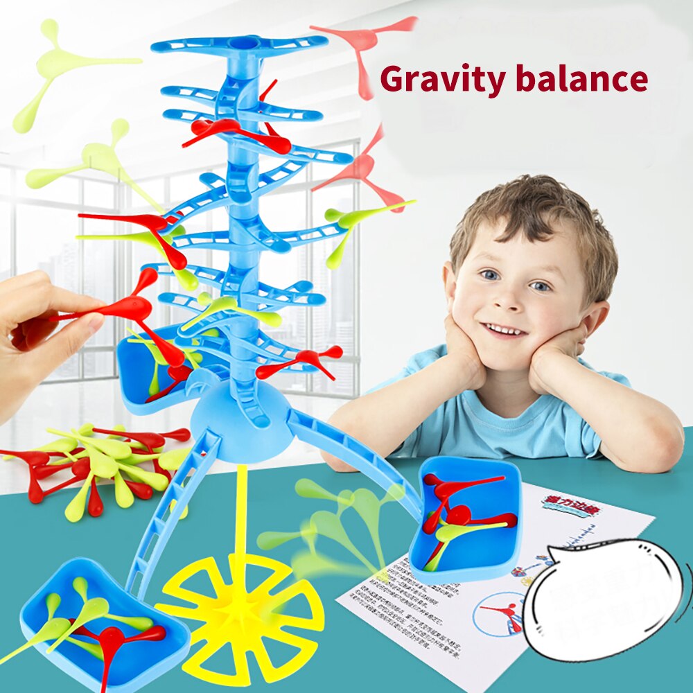 Family Party Games DIY Puzzle Gravity Balance Board Game Kids Educational Assembly Toy Exercise Hand-Eye Coordination Child