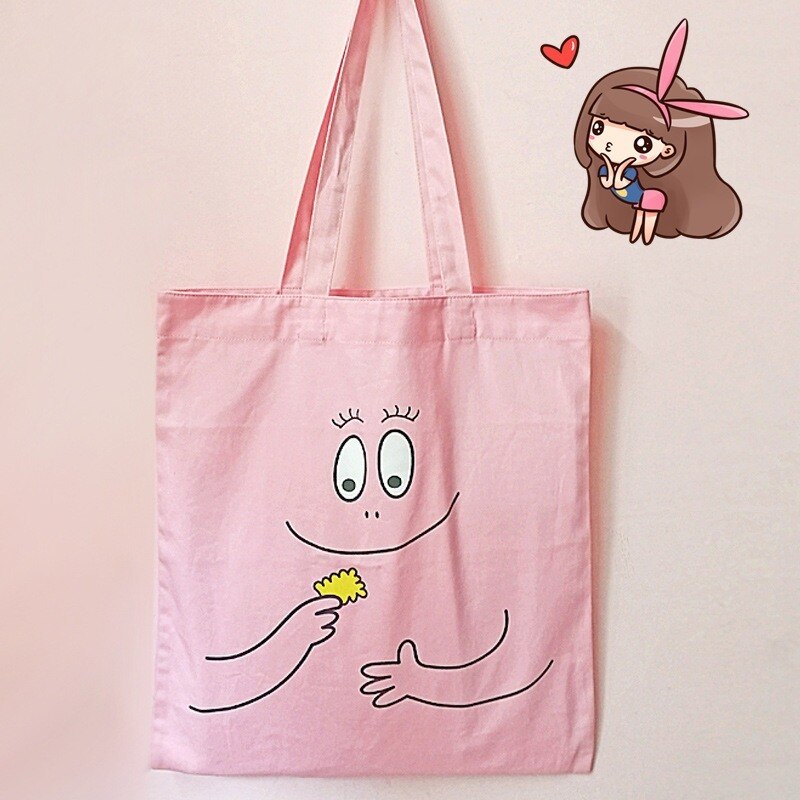 Sør-korea ins samme baba pappa skulder lerretsveske kvinnelige studenter harajuku ulzzang MR boble bag