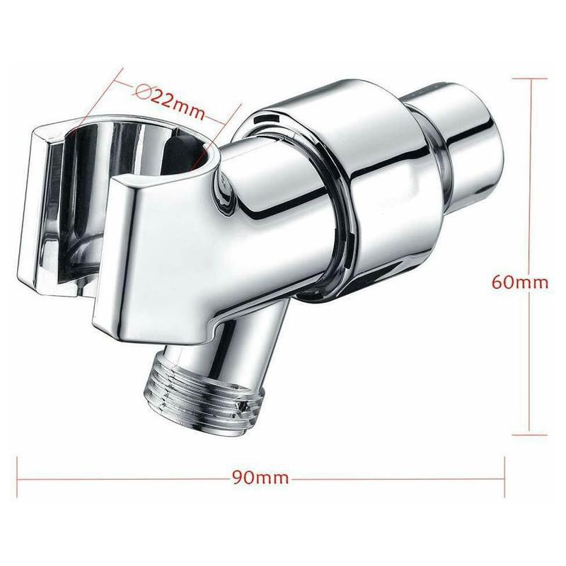 Universal brusehovedholder armmonteret justerbart beslag 1/2- tommer indløb kvindelige / mandlige værktøjs badeværelser på badeværelse ips af sc: Default Title