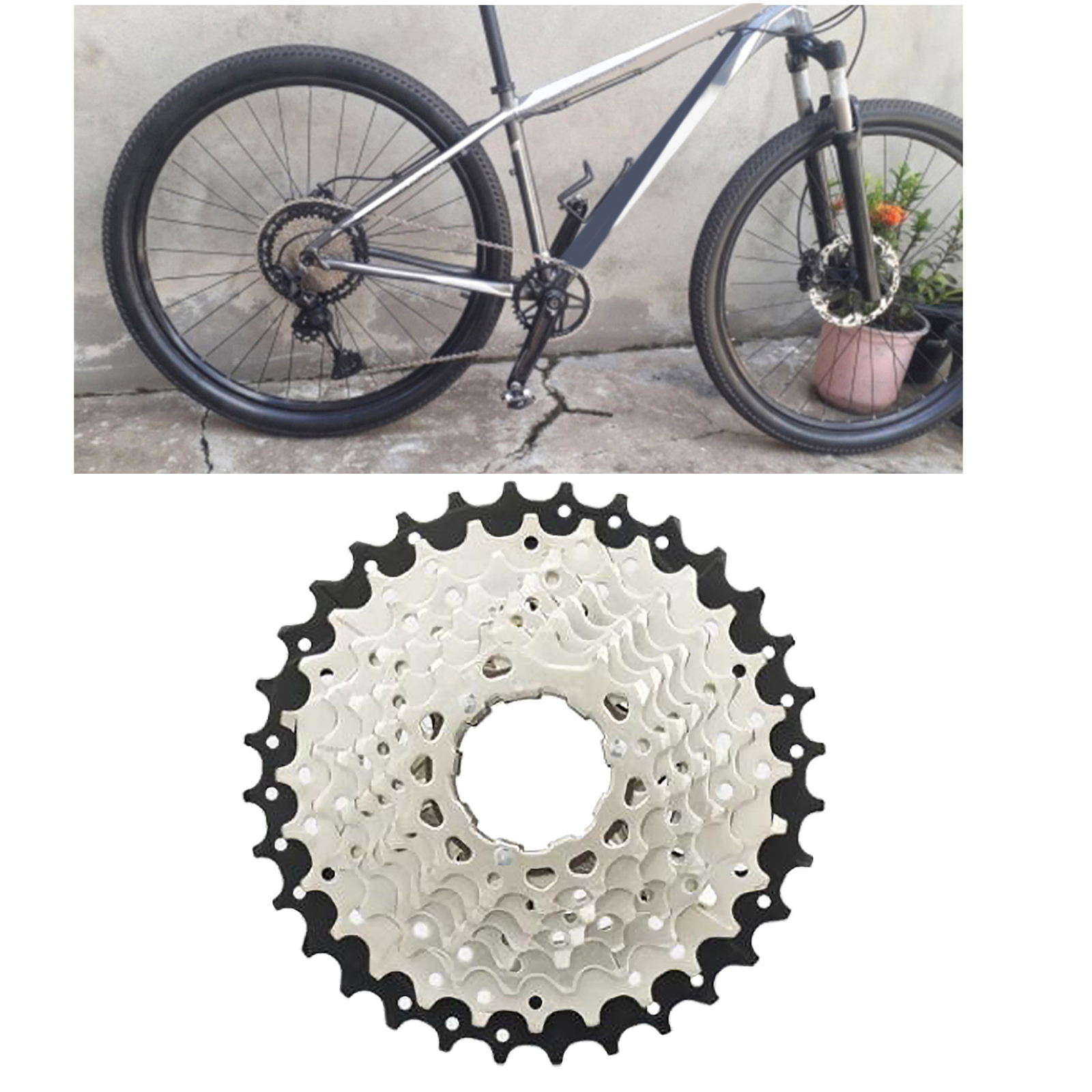 Bicycle Freewheel High-Tensile Steel Sprocket Bike Freewheel for Bicycle Maintenance Bicycle Flywheel Bike Modification: 9 speed 11-32T