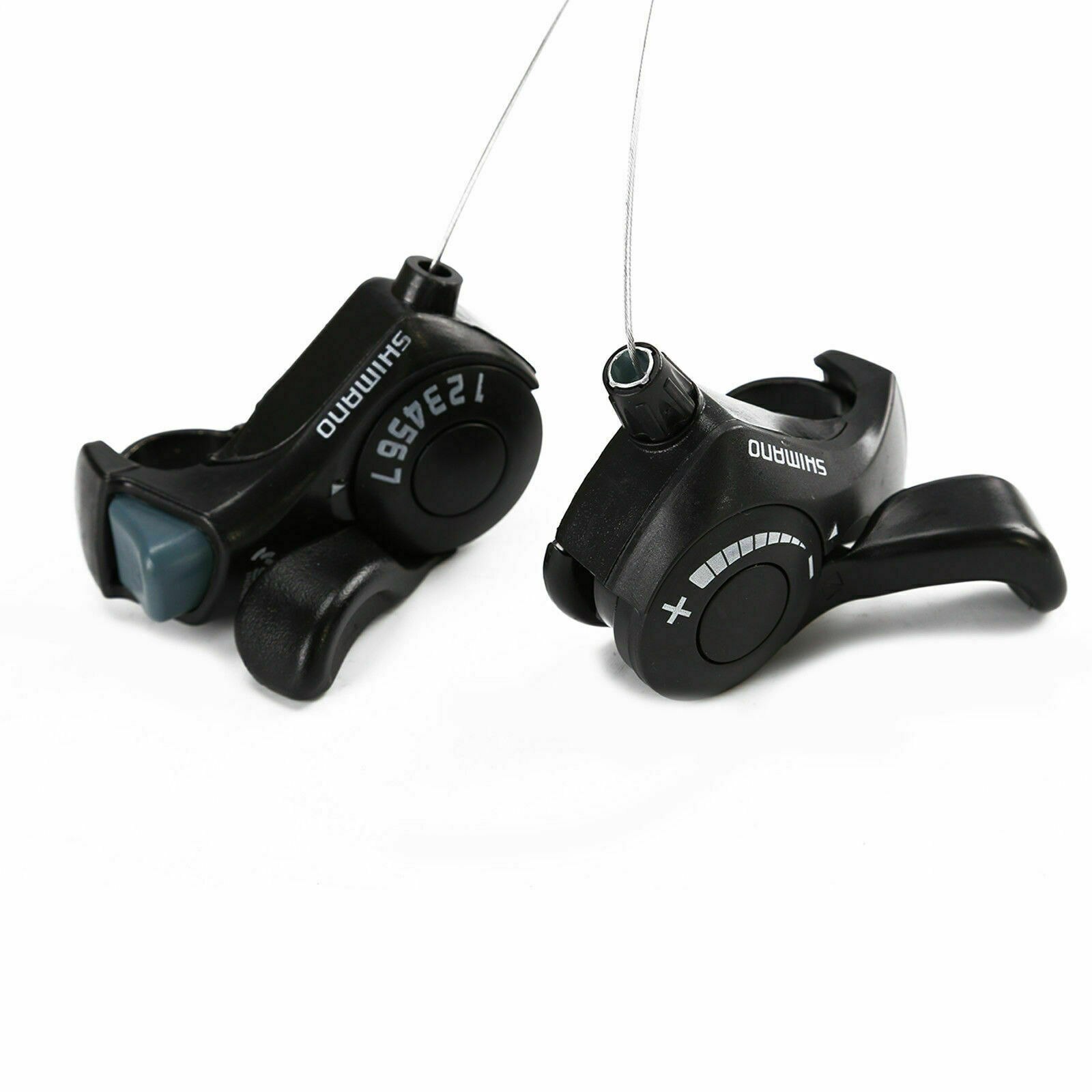 3/6/7 Speed Bicycle Shifter Brake MTB Mountain Road Bike Riding Disc Brake Levers with Shift Cable Thumb Gear Shift Lever Set