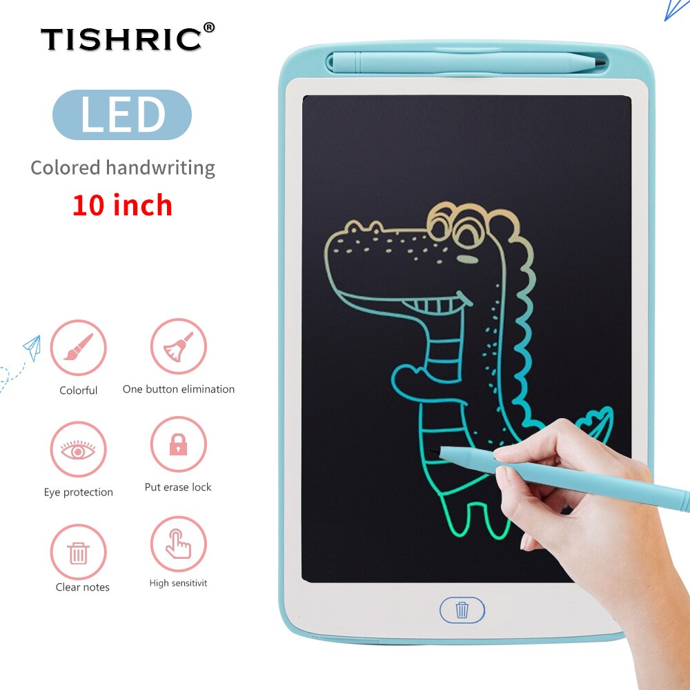 10'' Inch Graphics Tablet Lcd Writing Tablet For Kids Child Drawing Tablet Drawing Board Sketchpad Blackboard Digital Whiteboard