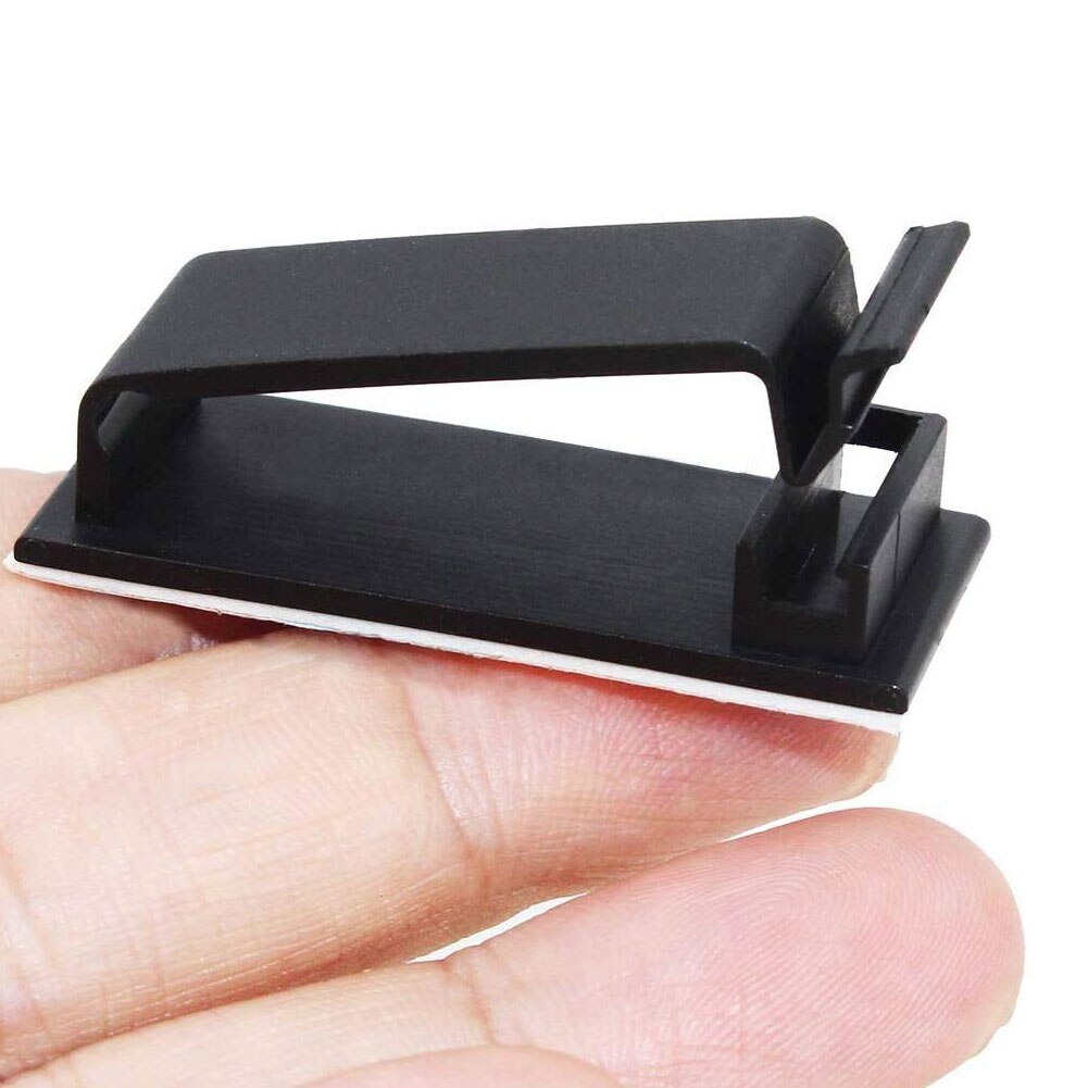 50 Pcs Wire Organisers Cable Management Clip Network Self Adhesive Fasteners Multipurpose Home Office Fixed Wall Holder Snap On