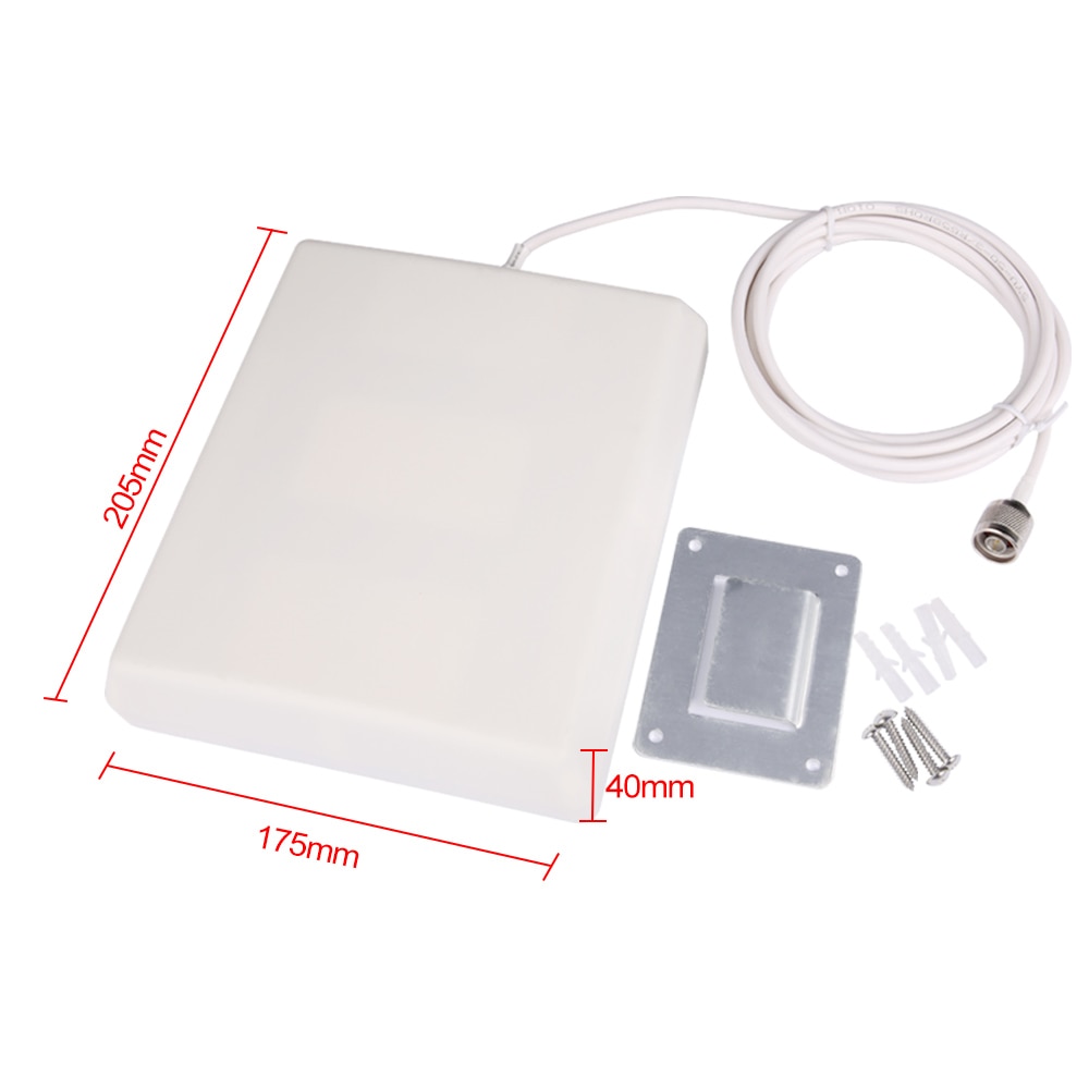 800~2700MHz 10dBi Indoor Panel Antenna Dual Band Antena Externa 2g 3g 4g Modem Antenna Gsm Antenna Lte For Modem Repetidor