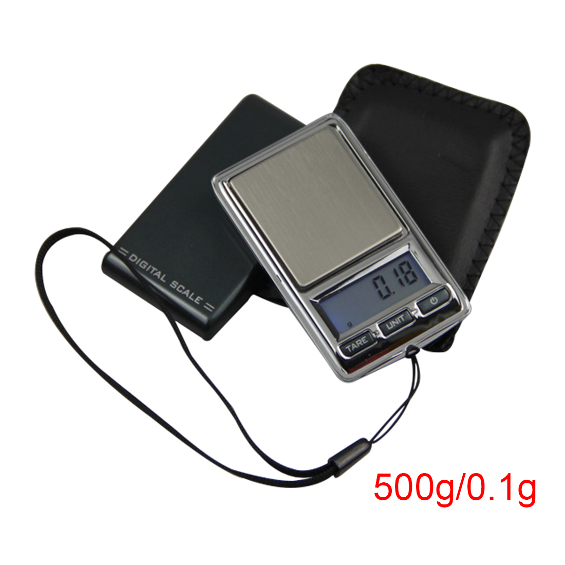 100/200/300g 0.01g/0.1g Portable Digital Mouse Scale Jewelry Scale High Precision Balance Pocket Gram LCD Display Weighing Tools: N1387 500g 0.1g