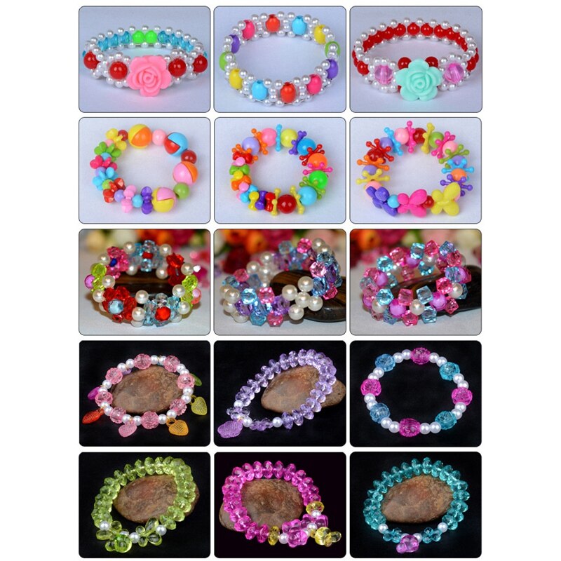 32 Grid Handmade Beaded DIY Children&#39;s Toys Loose Beads Crafts Making Bracelet Necklace Jewelry Set Toy