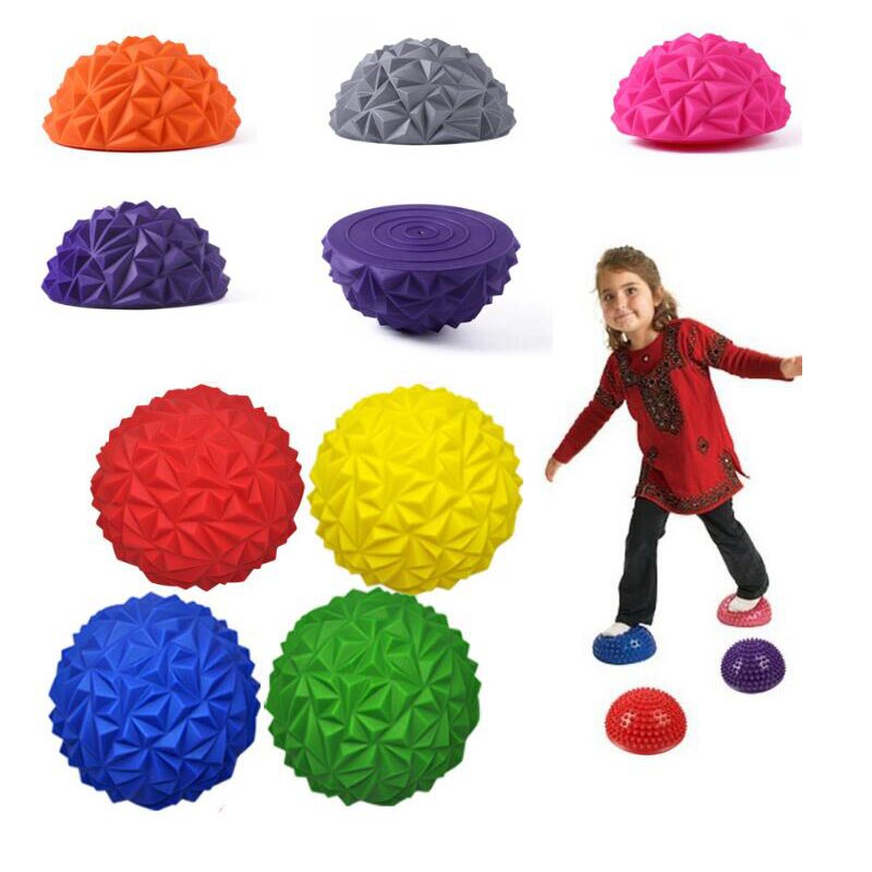 Yoga Half Ball Stepping Stones Outdoor Toys Indoor Games for Kids Sport Balance Hemisphere Massage Ball Outdoor Fun Sports