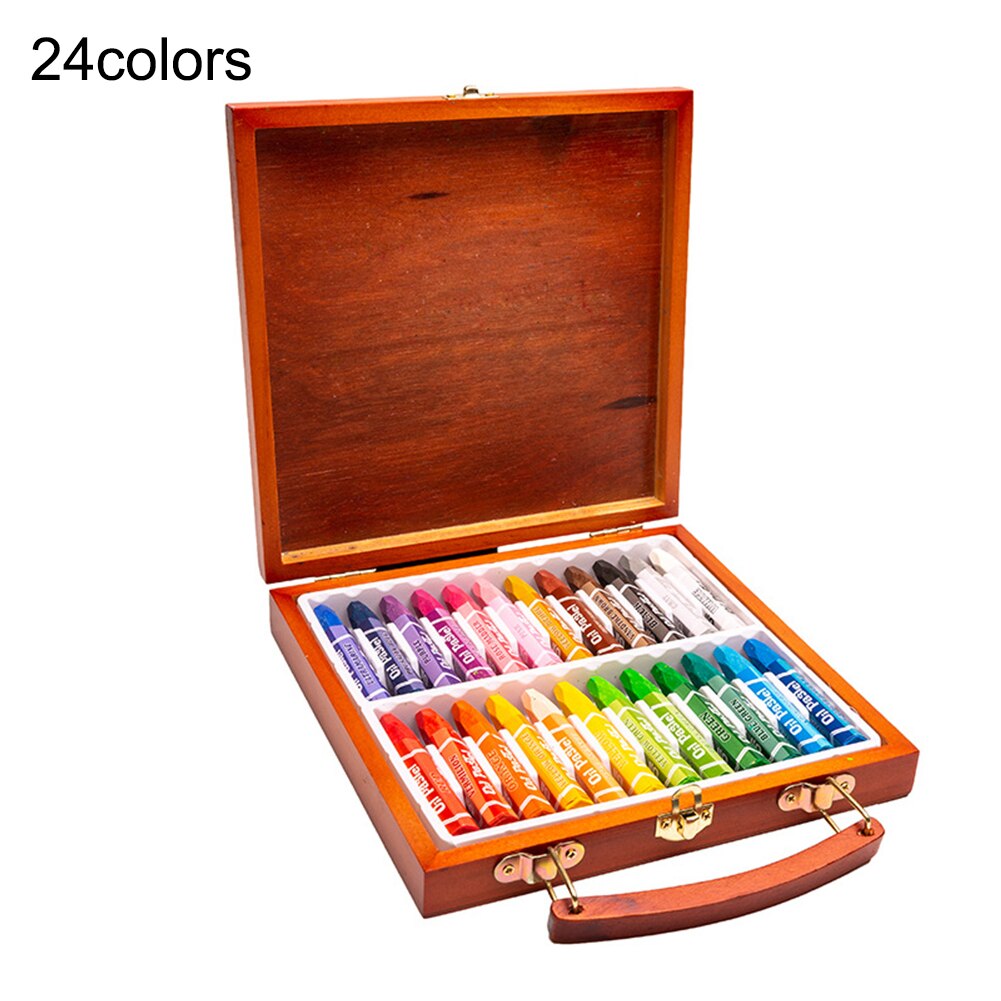 108/150pcs set Kids Art Set Children Drawing Set Water Color Pen Crayon Oil Pastel Painting Drawing Tool Art supplies stationery: 24 Colors