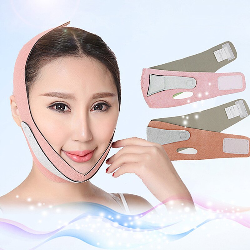 Elastic Face Slimming Bandage V Line Face Shaper Women Chin Cheek Lift Up Belt Facial Anti Wrinkle Strap Face Care Tools