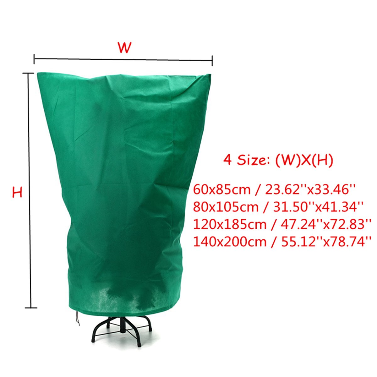 4 Maten Plant Cover Warm Cover Freeze Vorst Bescherming Yard Tuin Winter Warming Zorg Anti Pest Luifel Plant Ondersteuning Zorg groen