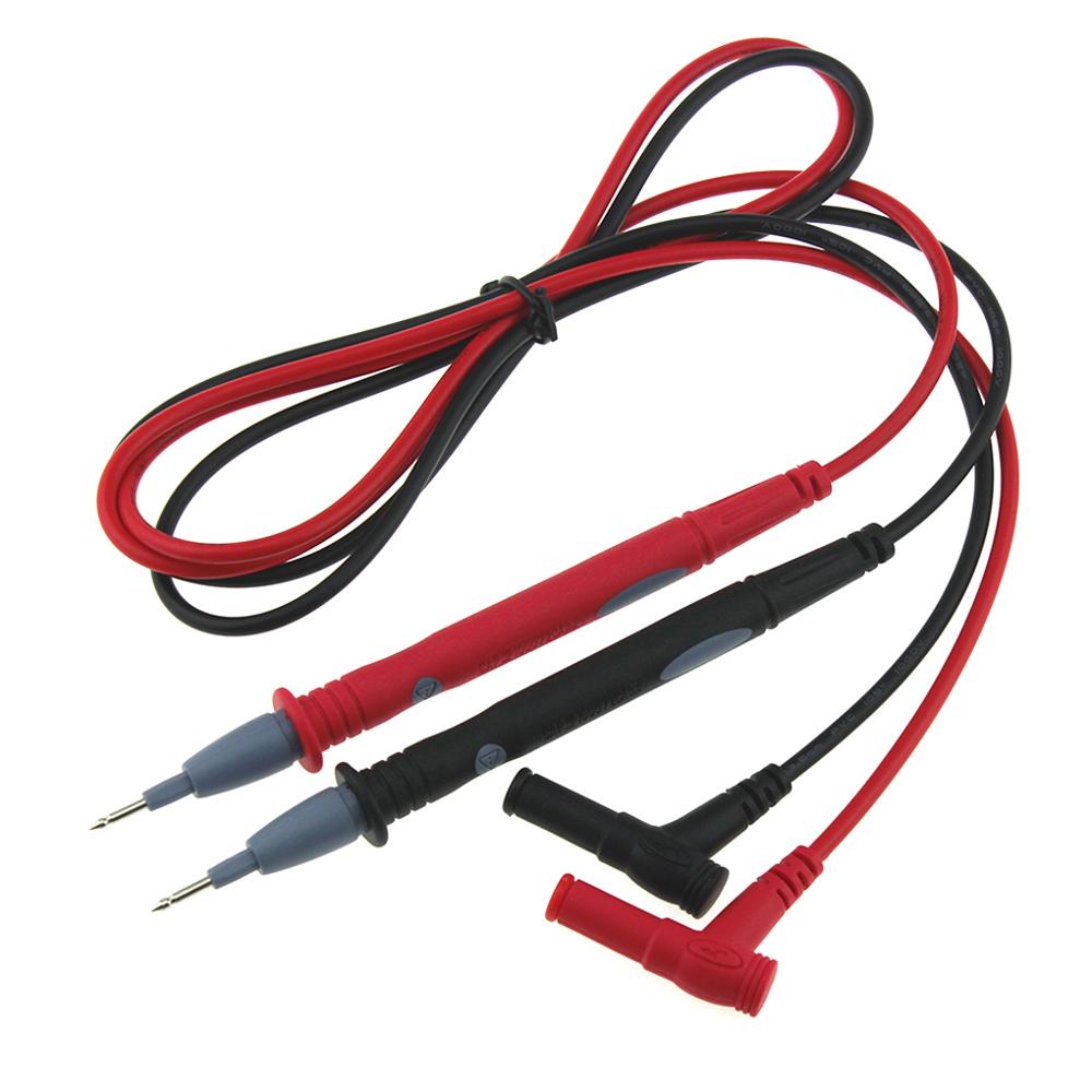 1 Paar Universal Probe Test Leads Pin Voor Digitale Multimeter Naald Tip Meter Multi Meter Tester Lead Wire Probe Pen kabel 10A: 2-PT1003