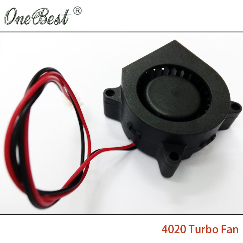 DIY Teile 4020 Lüfter 12V 0.12A 5000RPM Turbo Fan 40x40x20mm Bürstenlosen Fan 3D Drucker Zubehör freies